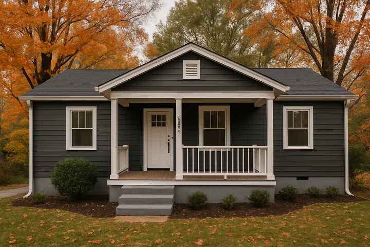 Illustrative West Asheville renovated mid-century SFR